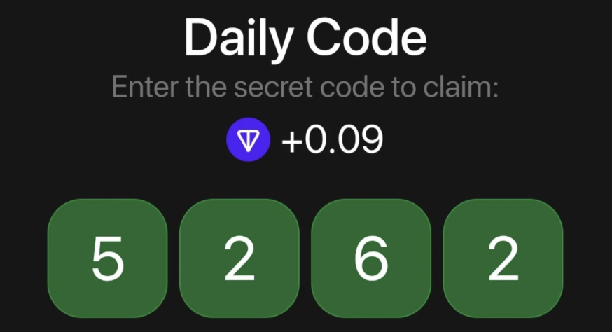 TonHash Daily Secret Code 24 June 2025